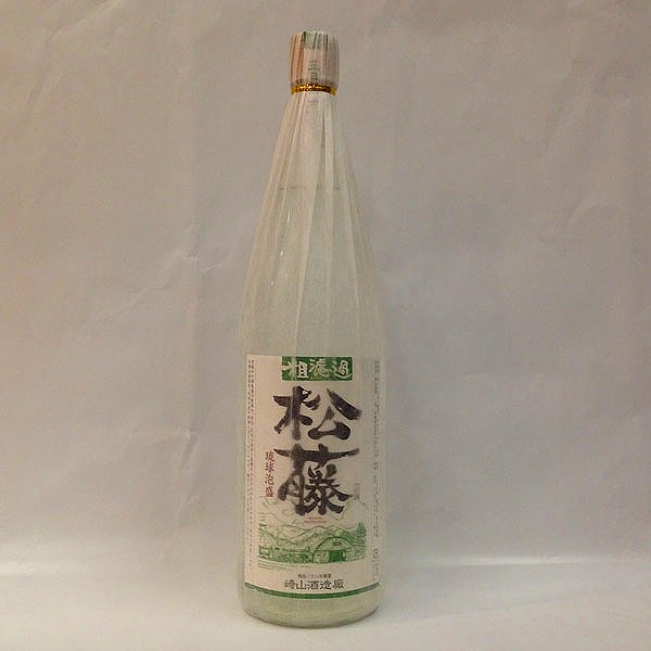 泡盛15年古酒4本、14年2本 松藤 荒濾過 老麹山水仕込み 44度 720ml