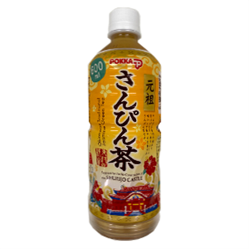 沖縄ポッカ 元祖さんぴん茶 600ml ×24本 ケース(さんぴん茶) | イオン