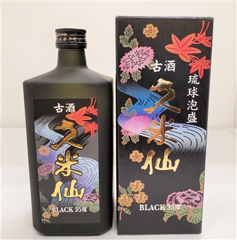 久米仙ブラック古酒３５度 ７２０ｍｌ ビン(泡盛) | イオンの沖縄土産 ...