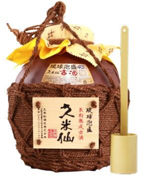 久米仙 三升縄巻壺古酒４３度 ５４００ｍｌ ツボ(泡盛) | イオンの沖縄 