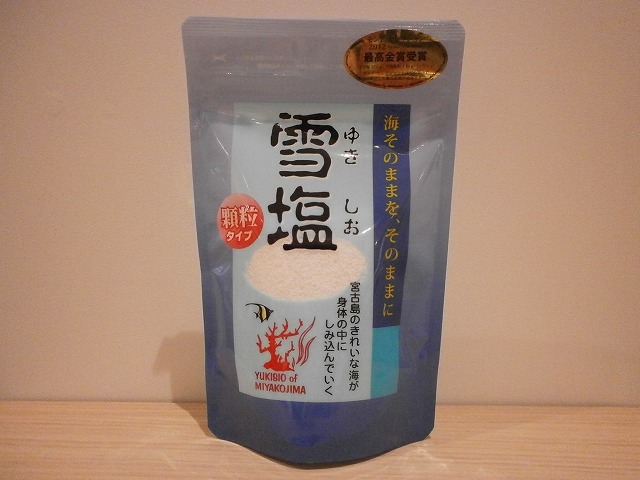 休日限定 雪塩 顆粒タイプ こつぶ 110g×3個 パラダイスプラン 宮古島の塩 沖縄の塩 沖縄 お土産 ミネラル豊富 qdtek.vn